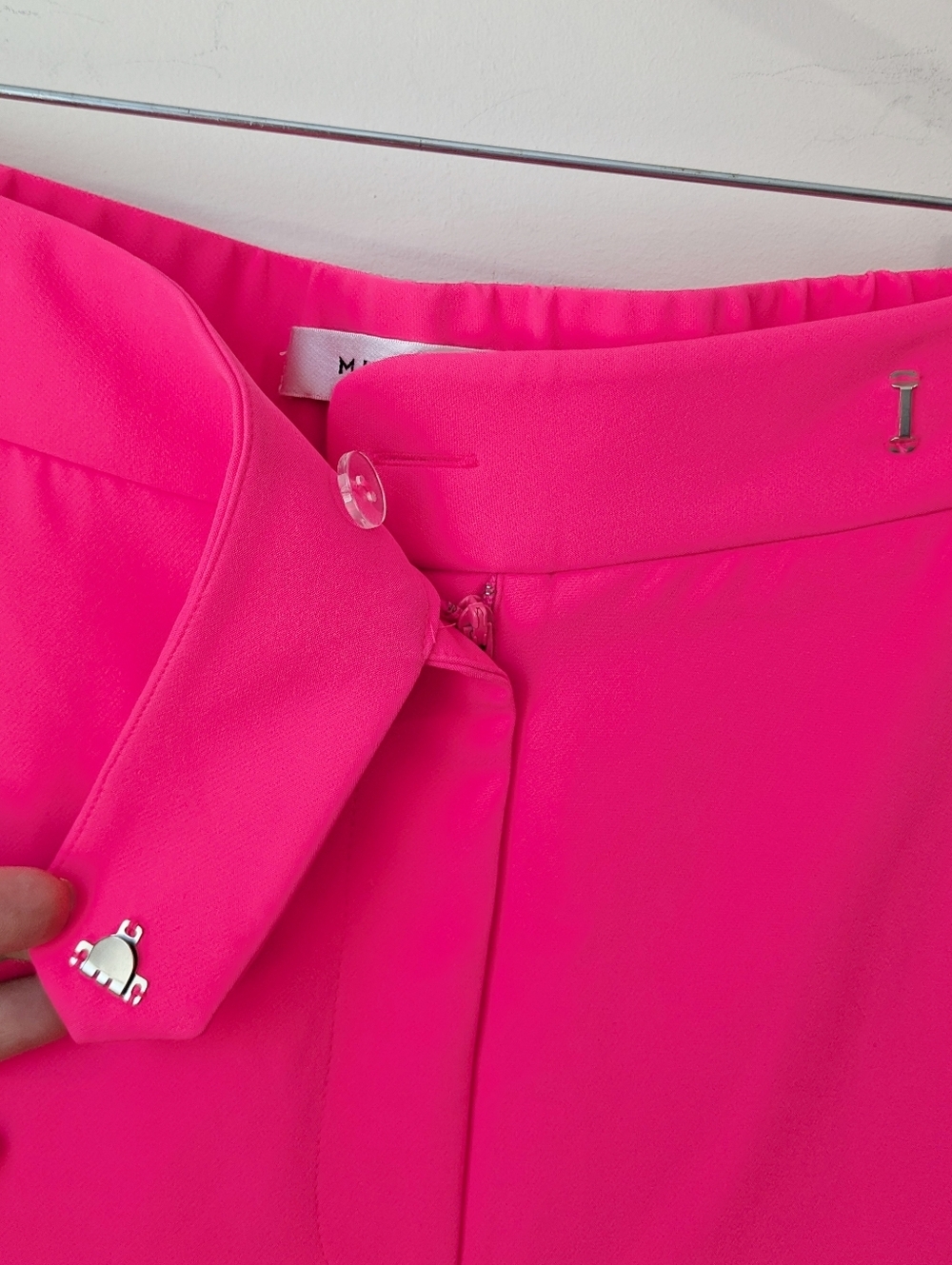 NEW Milly Hot Pink Crepe Trouser - Picture 3 of 7